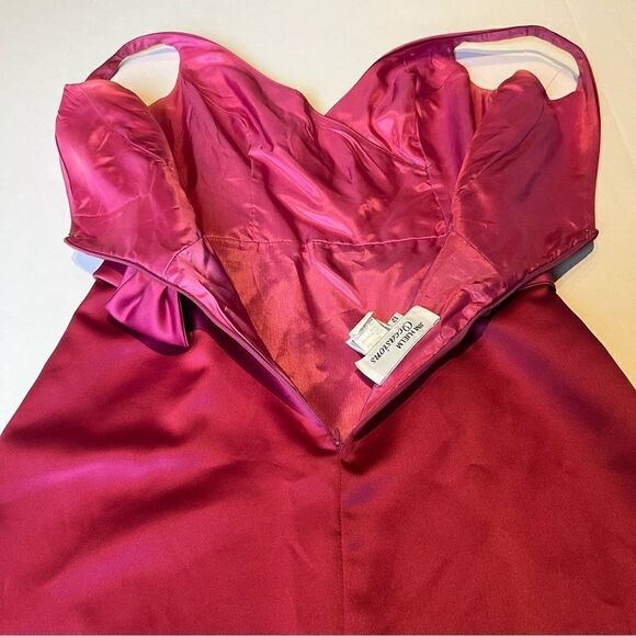 Jim Hjelm Occasions Sleeveless Long Formal Gown Mauve V neck Size 12 - Picture 8 of 8